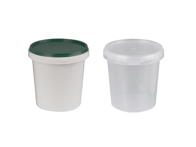 24Oz Food Standard Beverages Cup Milk Tea Plastic Buckets without Handle