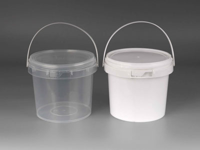 1.5 Litre Food Standard Ice Cream Plastic Buckets with Handle