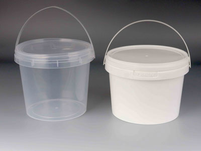 2.5 Litre Food Standard Plastic Buckets with Handle