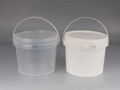 3 Litre Food Standard Cray Plastic Buckets with Handle